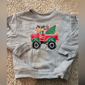 Holiday Time Gray Xmas Express Kids Sweatshirt